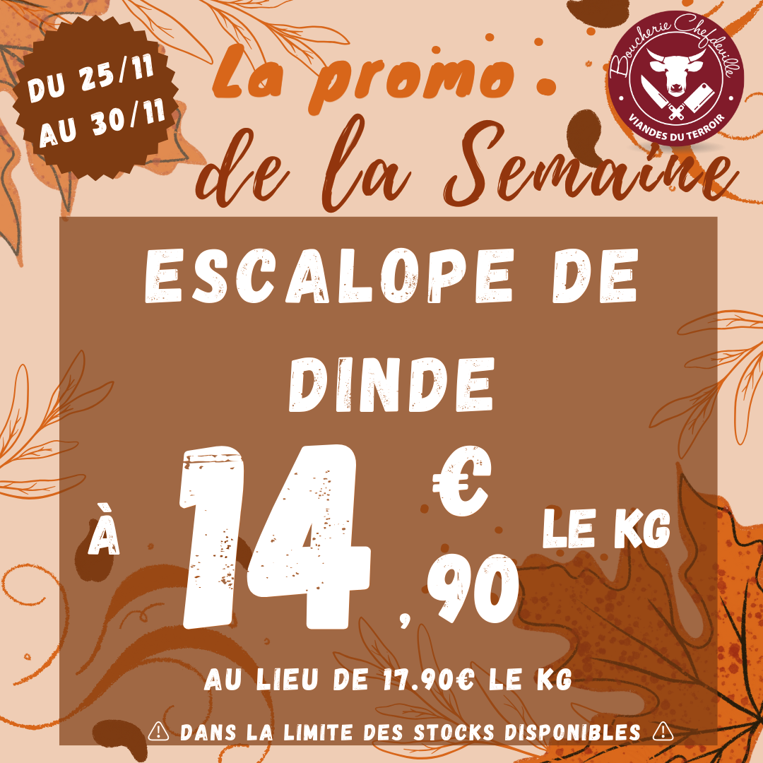 PROMO DE LA SEMAINE